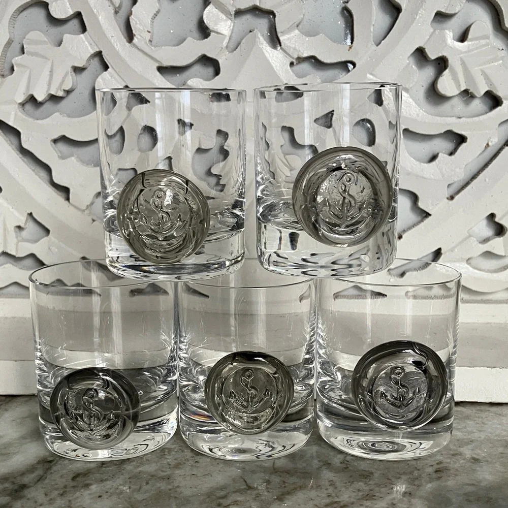 Rosenthal Studio Line Shot glasses with anchor seal Set of 5